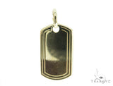 10k Yellow Gold Dog Tag 49736