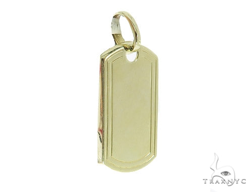 10k Yellow Gold Dog Tag, photo 2 of 6
