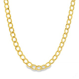 10k Yellow Gold Hollow Curb Link Chain 3.5mm 65986