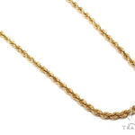 10k Yellow Gold Hollow Rope Link Chain 28 inches 3.2mm   64446 - Image 1