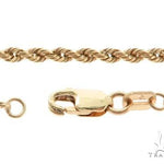 10k Yellow Gold Solid  Rope Link Chain 2.7mm 22 Inches 70546 - Image 5