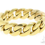 10k Gold 8mm Miami Cuban Link Ring 49611 - Image 3