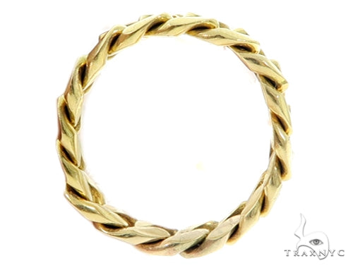 10k Gold 8mm Miami Cuban Link Ring 49611 - Image 4