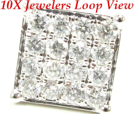 4 Row Prong Earrings 11045 - Image 4