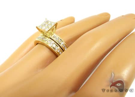 YG Ava Wedding Ring Set 11231 - Image 6