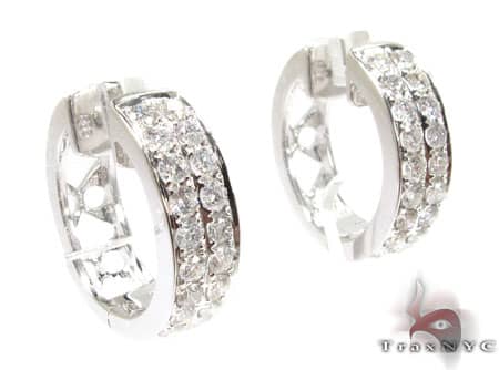 WG High Class Earrings 11372 - Image 2