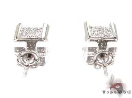 WG Large Ice Cube Earrings 11379 - Image 6