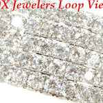 5 Row Frozen Ring 11421 - Image 2