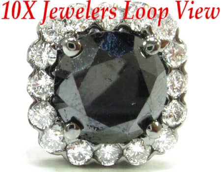 Heiress Black Diamond Earrings 11969 - Image 3