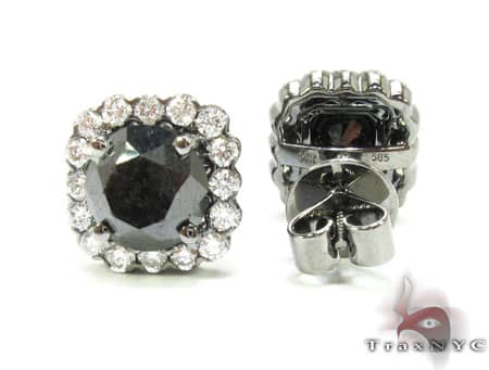 Heiress Black Diamond Earrings 11969 - Image 4