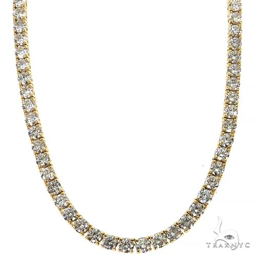 14K Gold tennis chain, 3.4 mm, photo 2 of 5