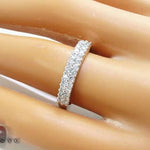 WG Two Row Eternity Band 12316 - Image 8