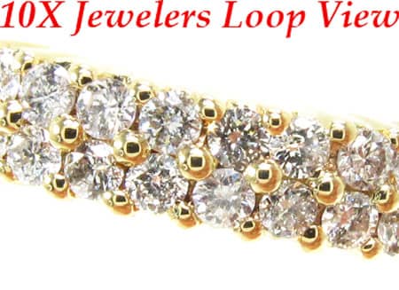 YG Two Row Eternity Band 12317 - Image 4