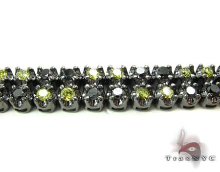 Black Diamond and Canary Bracelet 12338 - Image 3