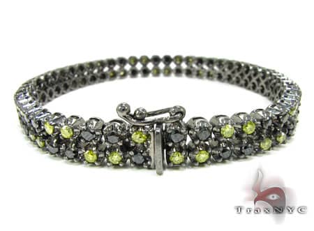 Black Diamond and Canary Bracelet 12338 - Image 5