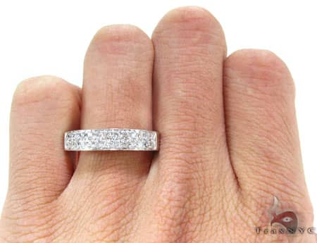 14K Gold Two Row Perfection Band, photo 8 of 10