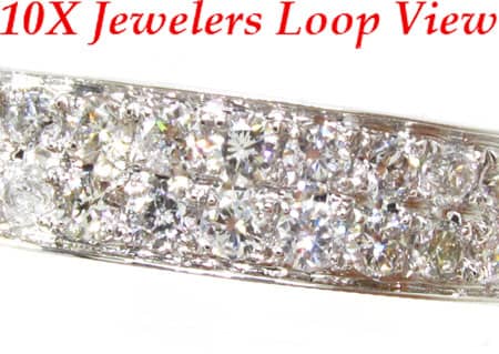 14K Gold Two Row Perfection Band, photo 4 of 10