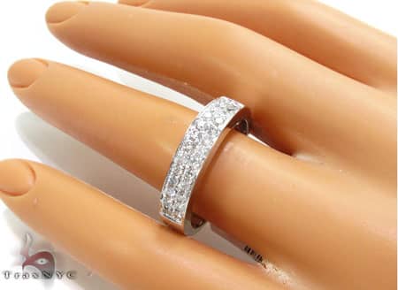 14K Gold Two Row Perfection Band, photo 9 of 10