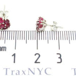 Red Diamond Earrings 12510 - Image 5