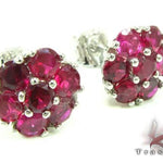 Red Diamond Earrings 12510 - Image 2