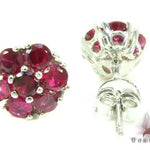 Red Diamond Earrings 12510 - Image 4