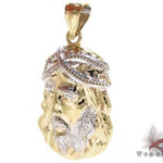 Small Jesus Head Pendant 12651 - Image 3