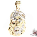 Small Jesus Head Pendant 12651 - Image 2