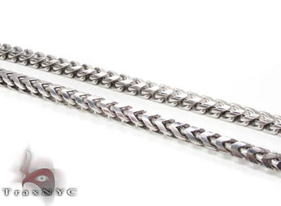 Silver Thin Franco Chain 30 Inches 1.5mm   12727 - Image 1