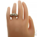 14K Diamond Cut Cuban Link Ring 66164 - Image 5