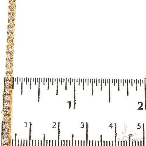 14K Gold 2 Tone Tennis Chain 67654 - Image 6