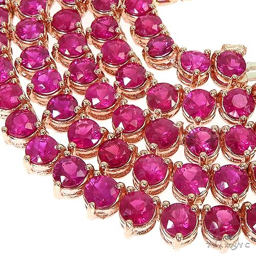 14K Gold tennis chain, 5 mm, photo 4 of 5