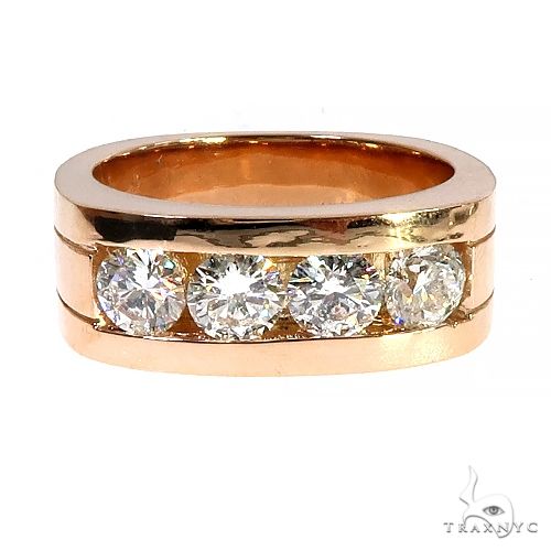 14K Gold 4 Stone Diamond Ring 66629 - Image 2