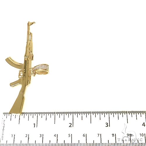 14K Gold AK-47 Pendant, photo 5 of 6