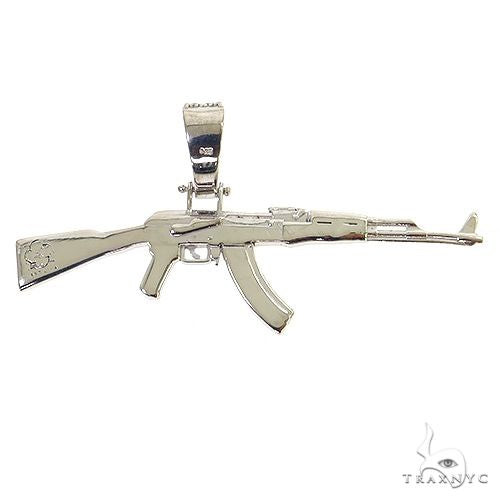 14K Gold AK-47 Pendant 68883 - Image 3