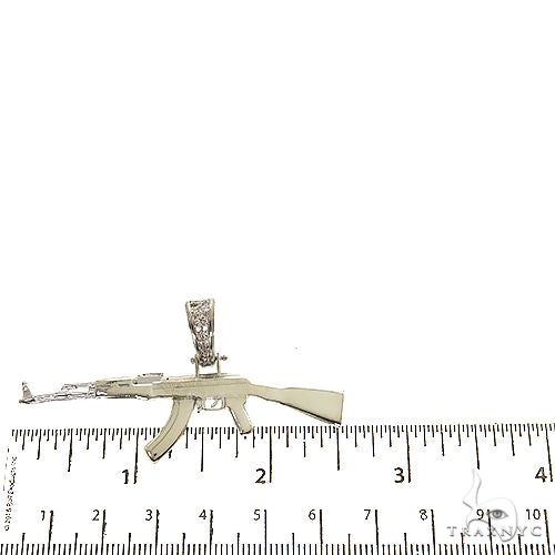 14K Gold AK-47 Pendant 68883 - Image 4