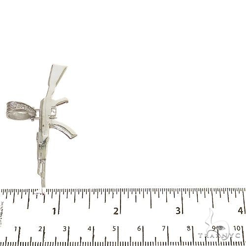 14K Gold AK-47 Pendant 68883 | TraxNYC