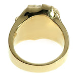 14K Gold African Lion Face Ring 66347 - Image 5