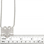 14K Gold Albanian Eagle Diamond Set 66798 - Image 5