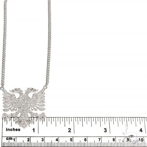 14K Gold Albanian Eagle Diamond Set 66798 - Image 5