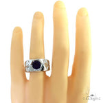 Solitary Tuxedo Amethyst Ring 68902 - Image 6