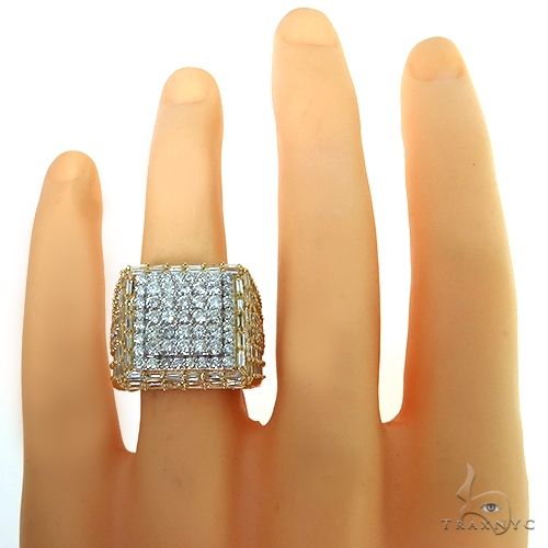 14K Gold Baguette Diamond Ring 67925 - Image 6