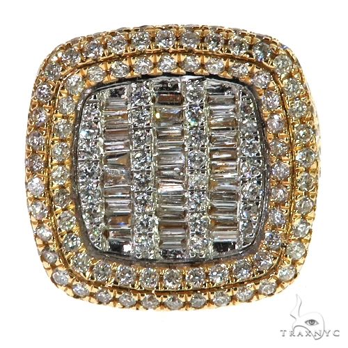 14K Gold Baguette Diamond Ring 67929 - Image 2
