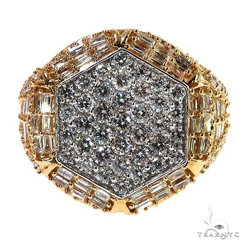14K Gold Baguette Diamond Ring, photo 2 of 6