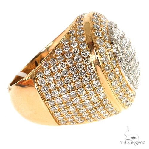 14K Gold Baguette Diamond Ring, photo 3 of 6