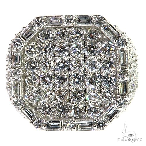 14K Gold Baguette Diamond Ring, photo 2 of 6