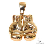 14K Gold Boxing Gloves Pendant 67593 - Image 1
