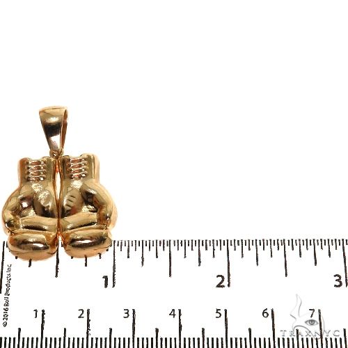 14K Gold Boxing Gloves Pendant 67593 - Image 5