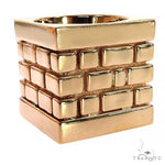 14K Gold Brick City Ring 68724 - Image 1