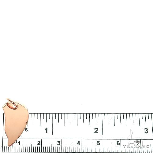 14K Gold Broken Heart Pendant 66681 - Image 4