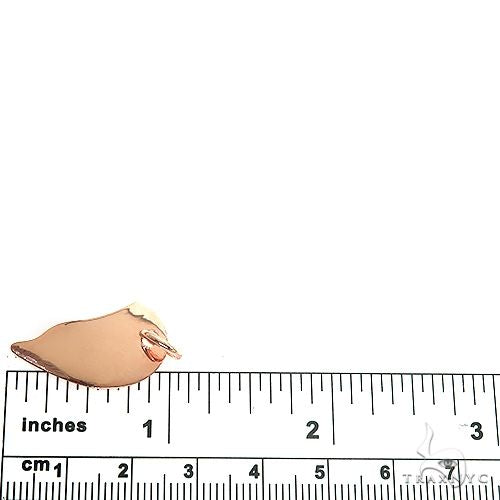 14K Gold Broken Heart Pendant 66681 - Image 5